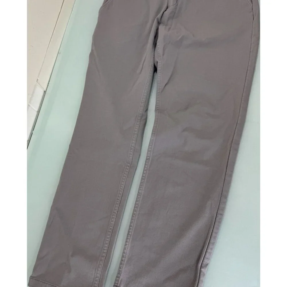 Mugsy Damens Pants Mens 34X32 Chino Stretch Comfort Gray Casual Golf - Picture 2 of 12